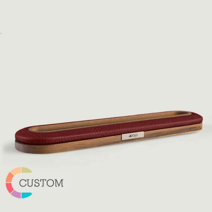 Customizable Leather pen holder - Vaja