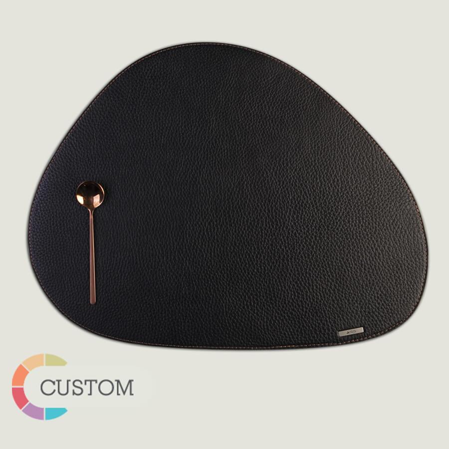 Customizable Thai leather placemat - Vaja