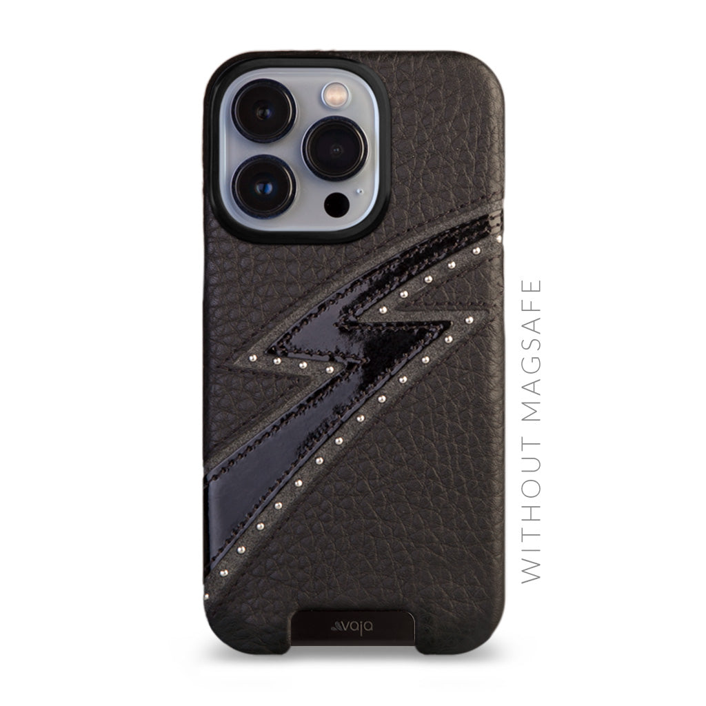 Spark Grip iPhone 13 Pro leather case without MagSafe