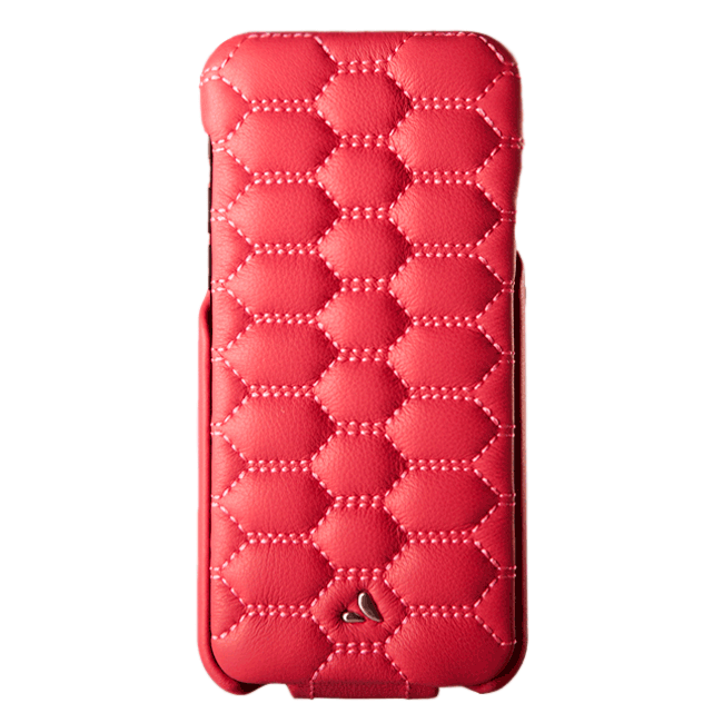 Flip Top Matelasse iPhone 7 leather case