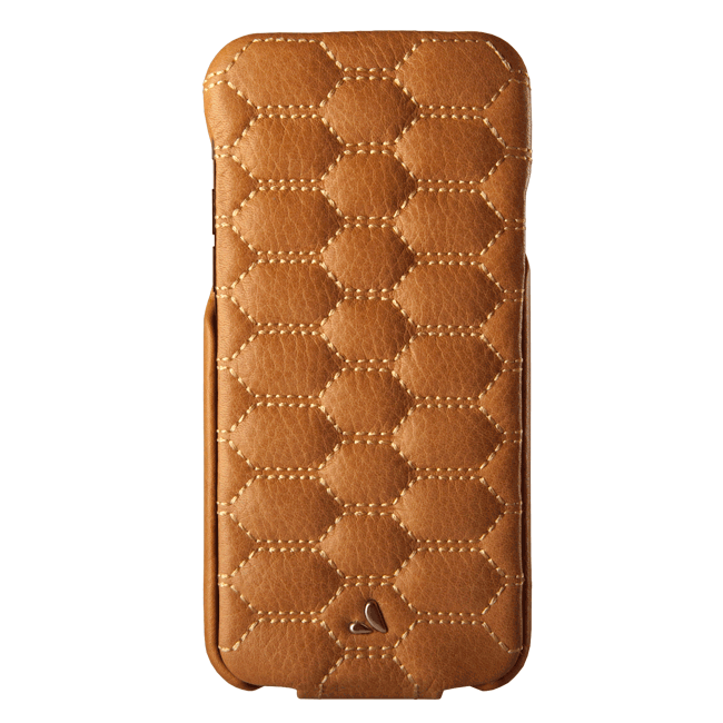 Top Matelasse Quilted Flip Top iPhone 7 leather case