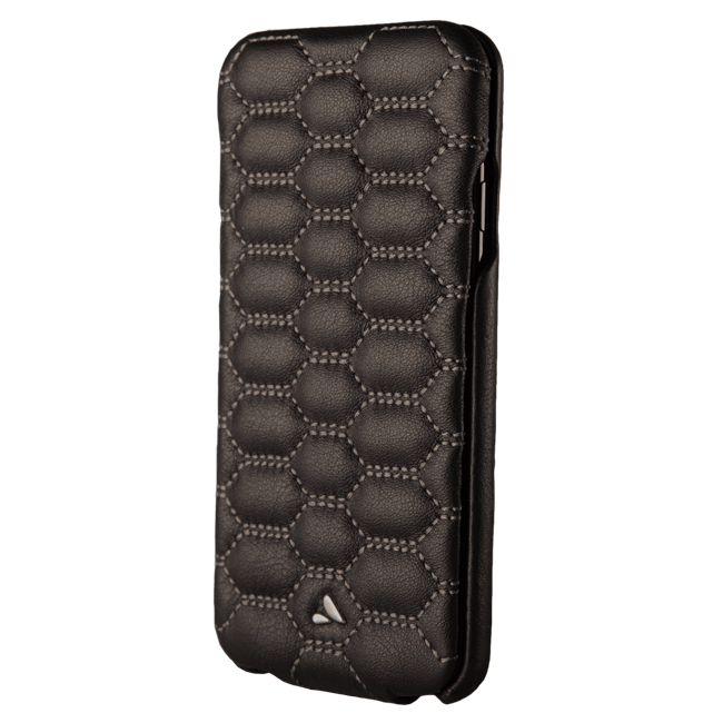 Top Matelasse Quilted Flip Top iPhone 7 leather case