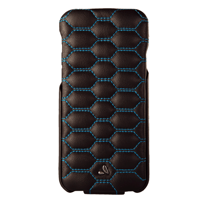 Flip top matelasse Phone 7 leather case