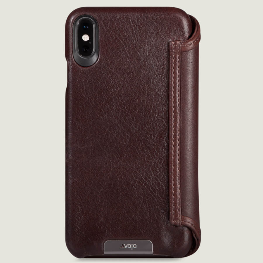 Wallet Wood iPhone Xs Max Leather Case