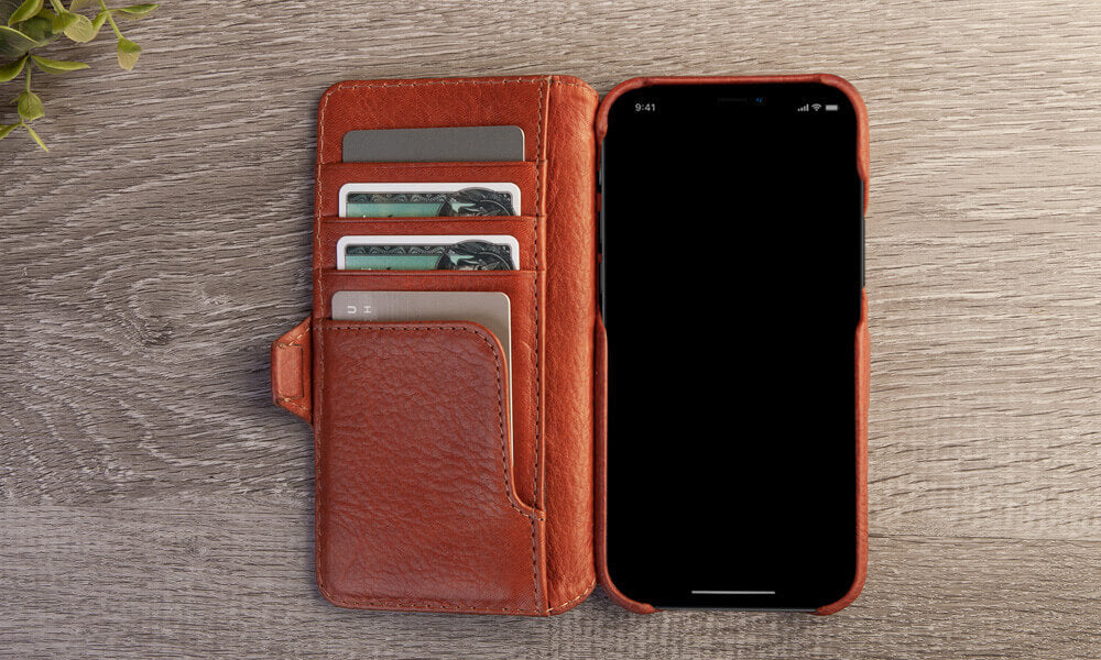 iPhone 12 Pro Max wallet leather case (Discontinued)