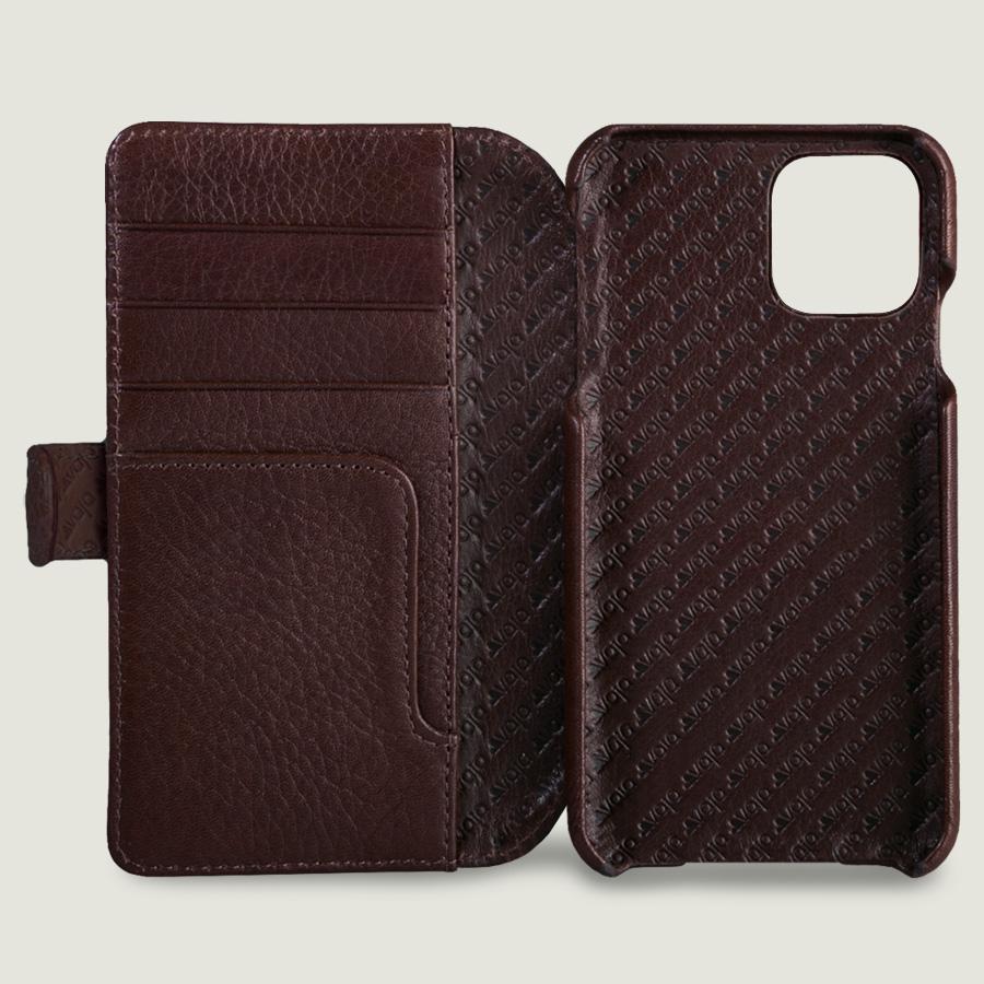 iPhone XI Wallet Leather Case with magnetic closure - Vaja