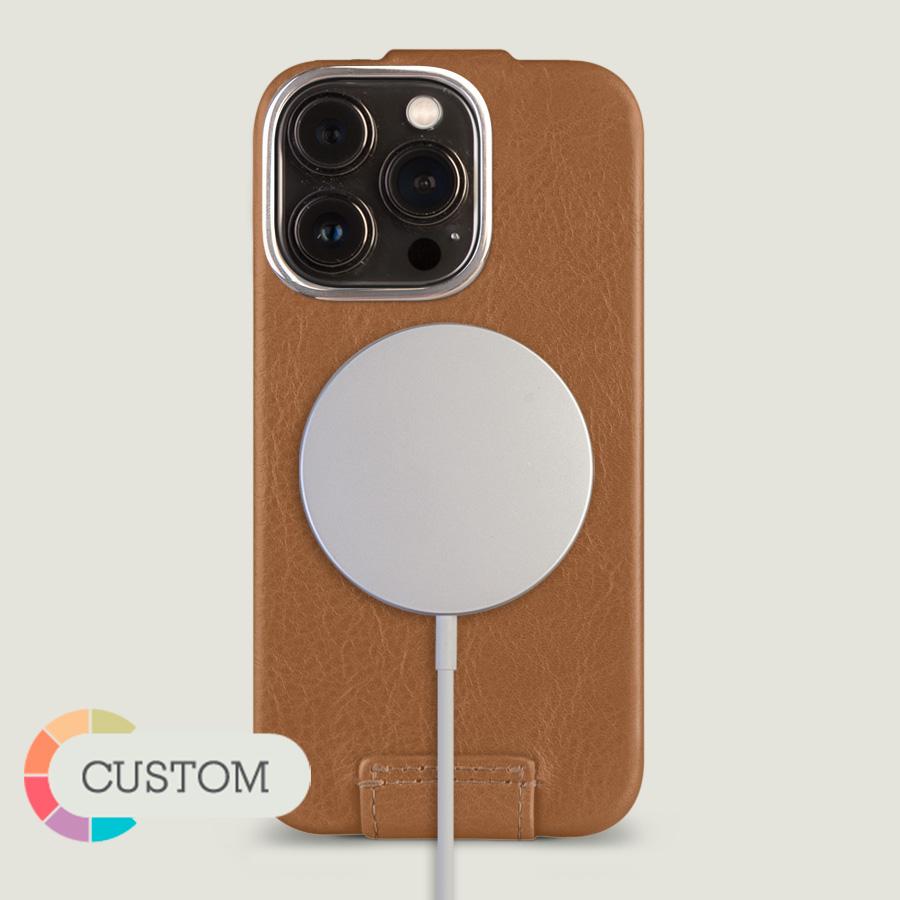 Customizable Top iPhone 13 Pro MagSafe leather case - Vaja
