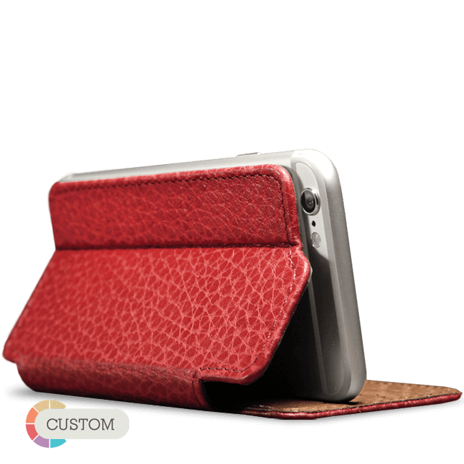 Nuova Pelle Stand Up - iPhone 6/6s Plus Leather Cover with Stand - Agenda for iPhone 6/6s Plus