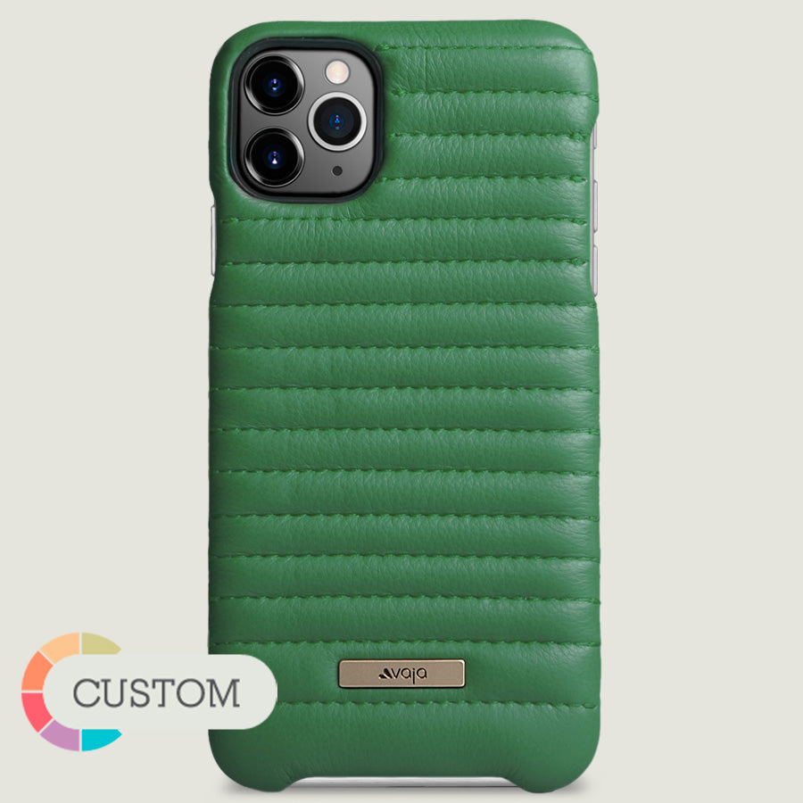 Custom Rider Grip iPhone11 Pro Max leather case - Vaja
