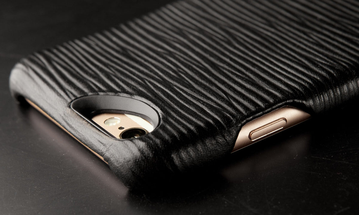 Grip Legno Nero - Black Label iPhone 6/6s Premium Leather Case