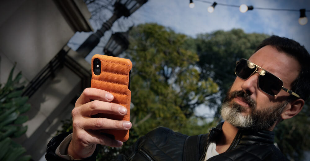 Grip Rider - iPhone Xs Max Leather Case