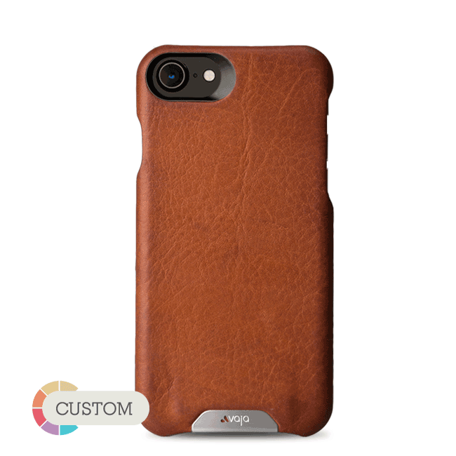 Customizable Grip - iPhone 7 Leather case - Vajacases