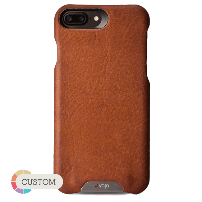 Customizable Grip - iPhone 8 Plus leather case - Vajacases