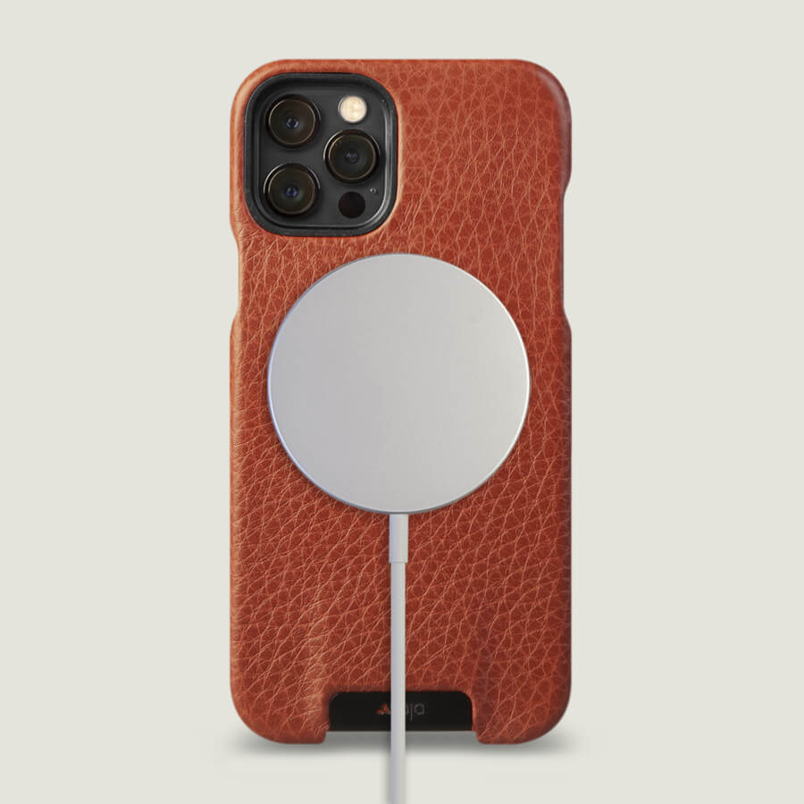 Grip iPhone 12 Leather Case - Vaja
