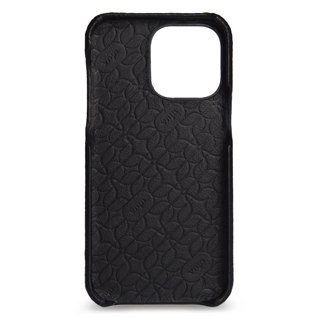 Grip iPhone 15 Pro Max leather case - Vaja