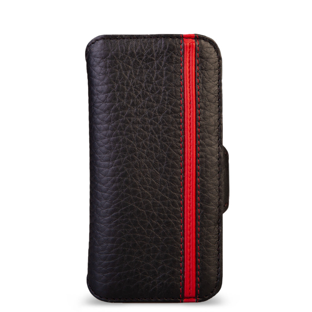 Wallet iPhone 14 Pro GTR leather case - Vaja