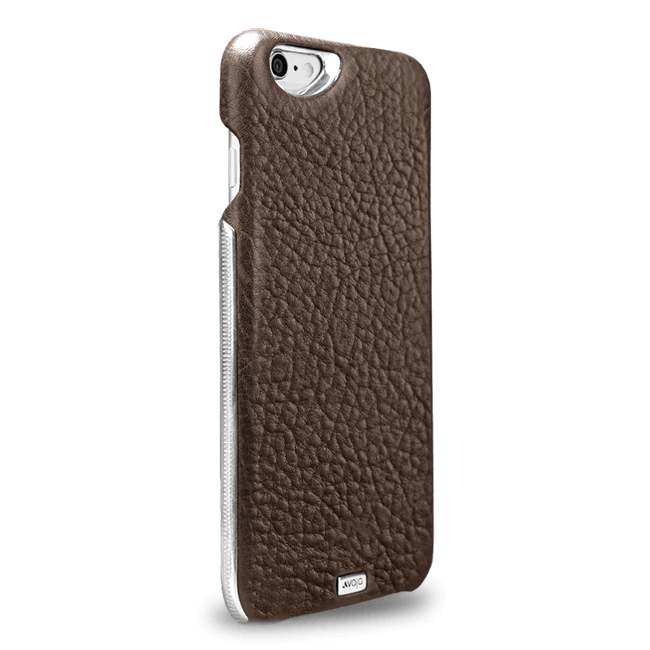Customizable Grip Silver Montana - Unique iPhone 6/6s leather case