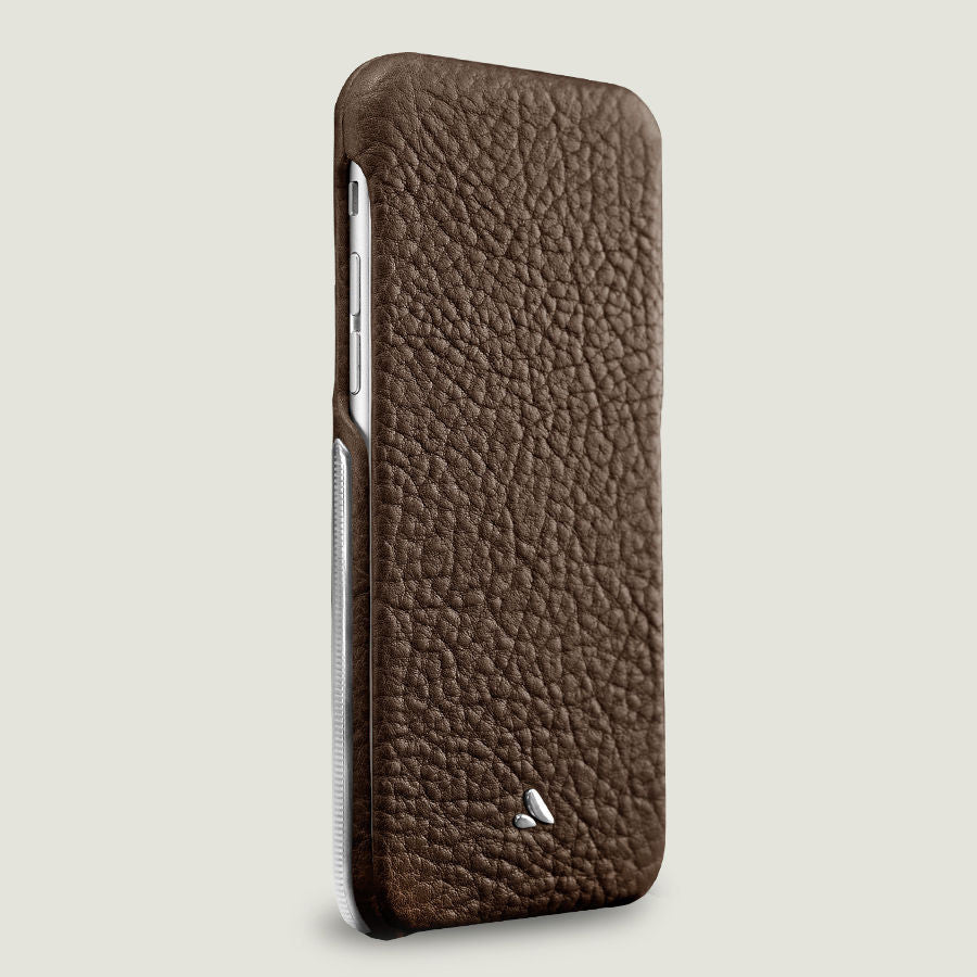 Customizable Top Silver Montana - Luxury iPhone 6/6s Leather Cases - Top Flip for iPhone 6/6s - 2