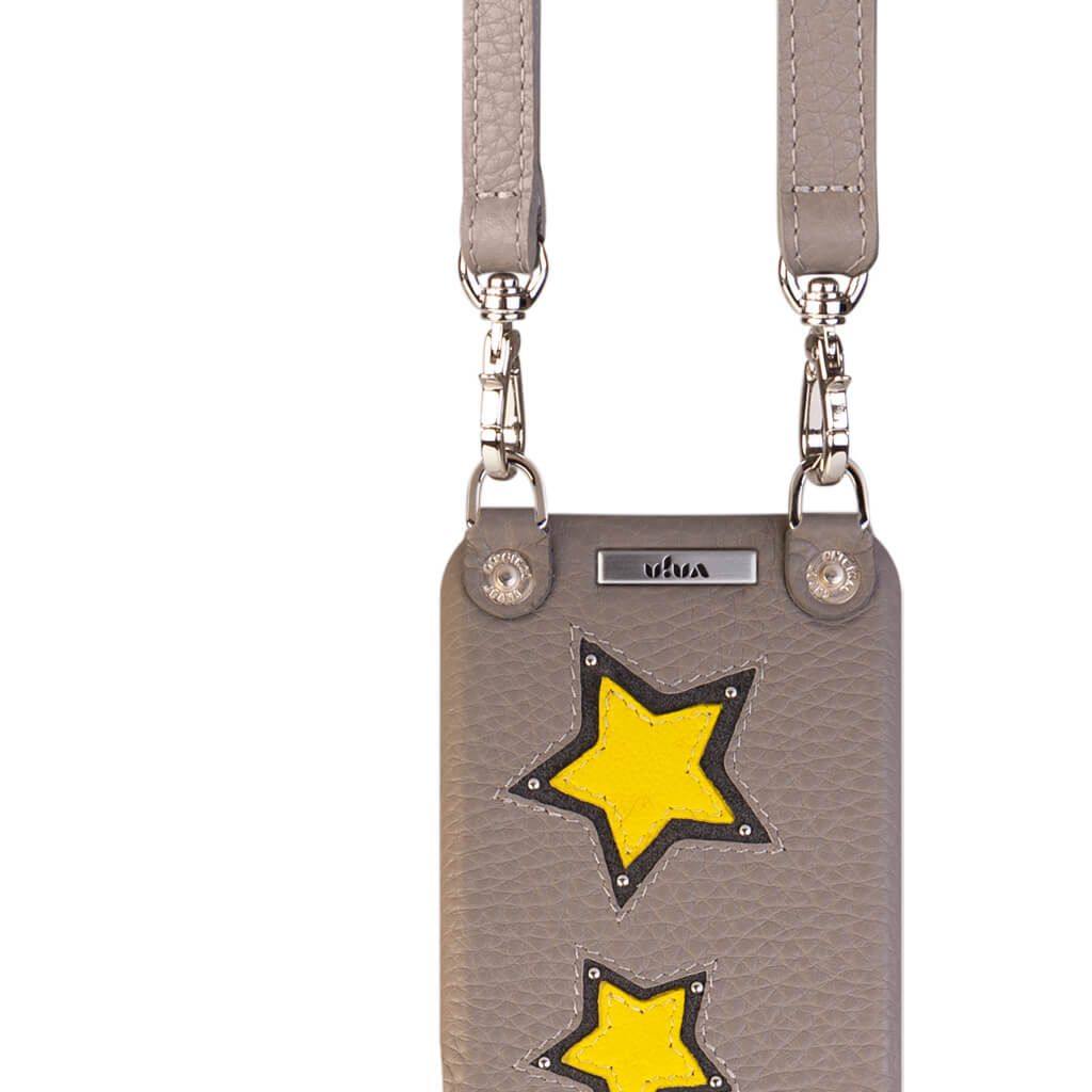 Custom Crossbody iPhone 14 leather case - Vaja