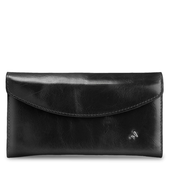 Classic Leather Lady Wallet - Premium leather Horizontal lady wallet - Wallets - 1