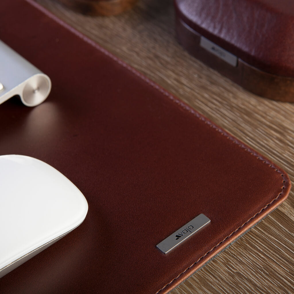 Deluxe Leather Pad Desk - Vaja