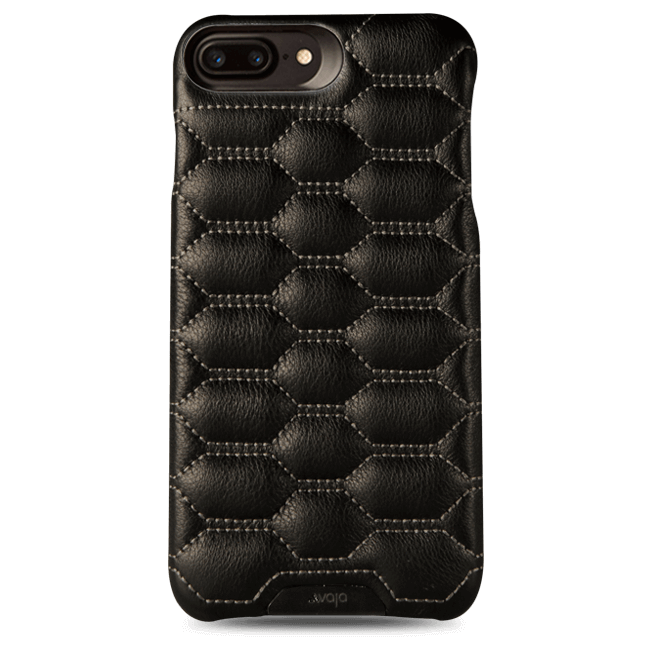 Grip Matelasse + iPhone 8 Plus Quilted Leather Case - Vajacases