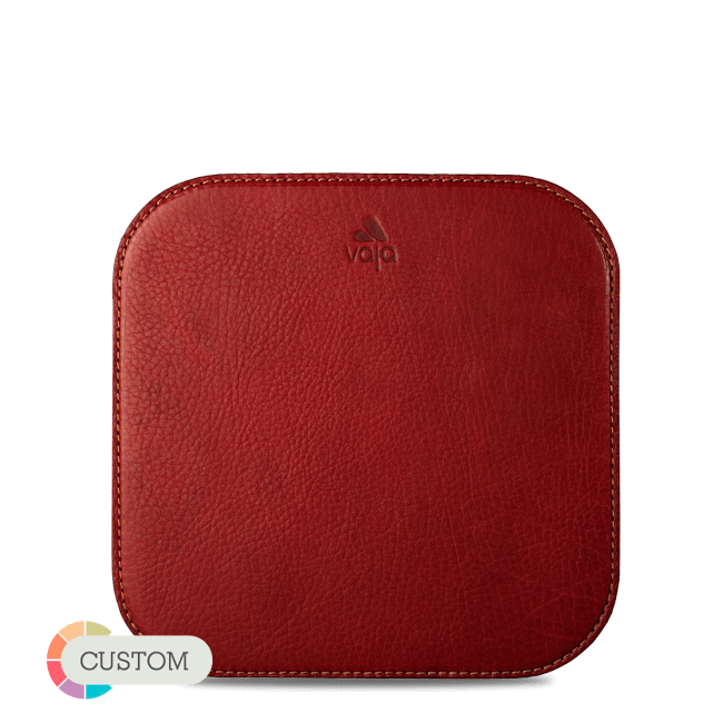 Custom Leather Square Mouse Pad - Vaja