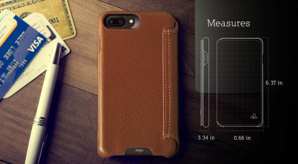 Wallet Agenda - iPhone 8 Plus Leather Case