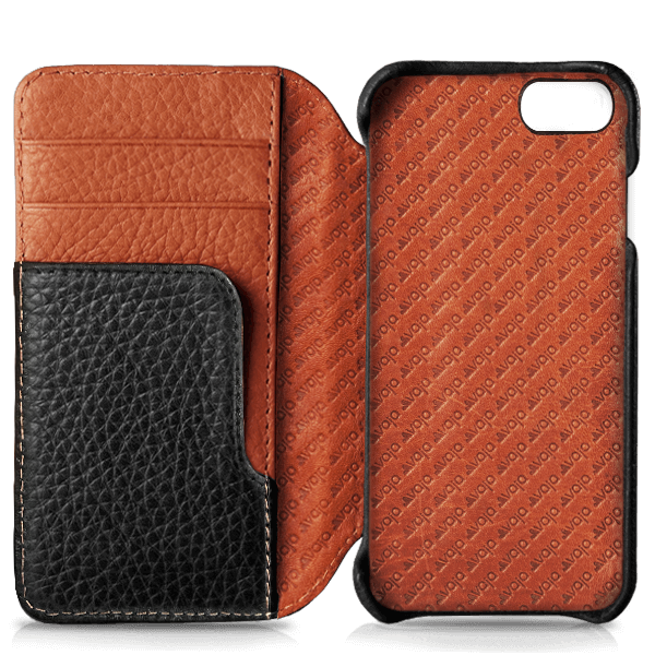 Wallet LP iPhone 8 leather case - Vajacases
